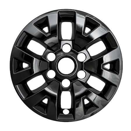 Coast2Coast 16", 6 Split Spoke, Gloss Black, ABS Plastic, Set Of 4 IWCIMP445BLK